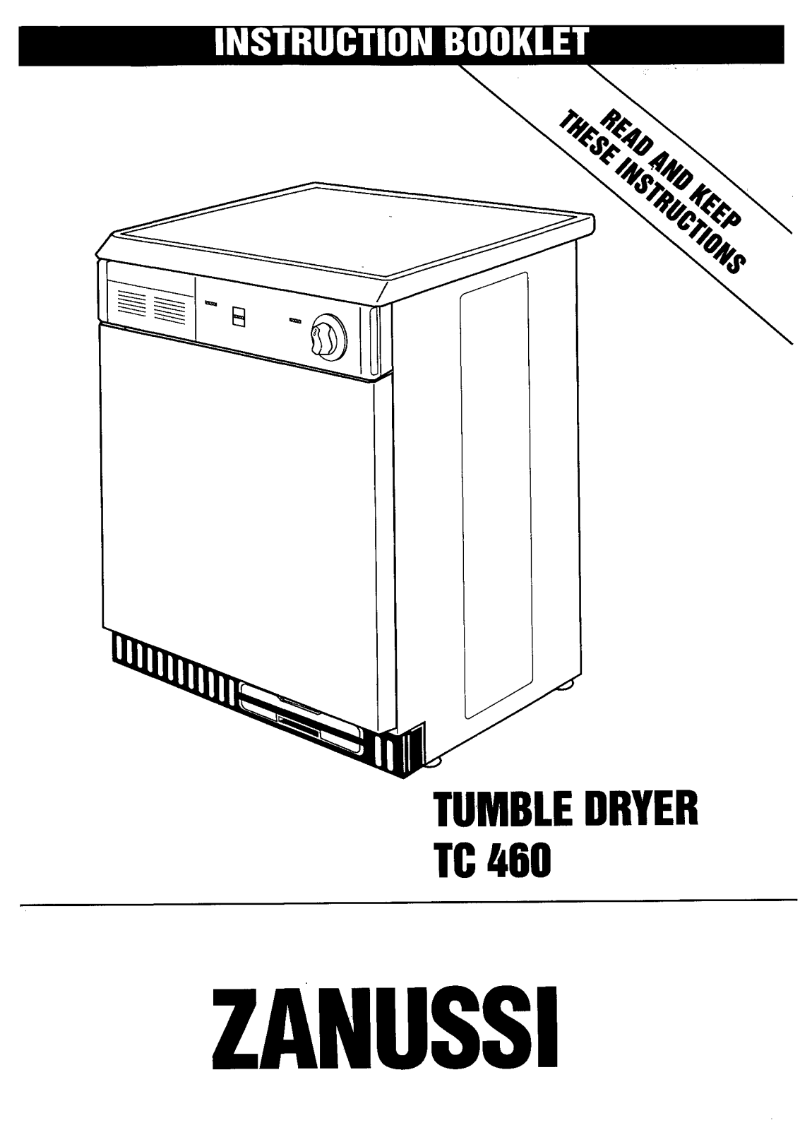 Zanussi TC460 User Manual