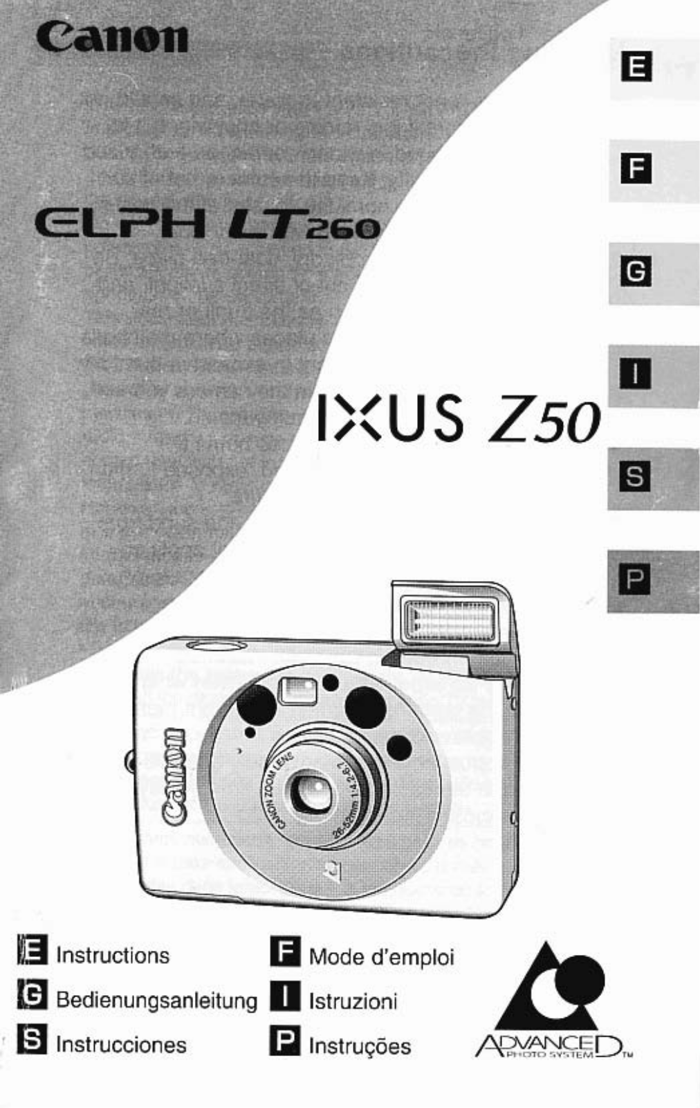 Canon ELPH LT 260 User Manual