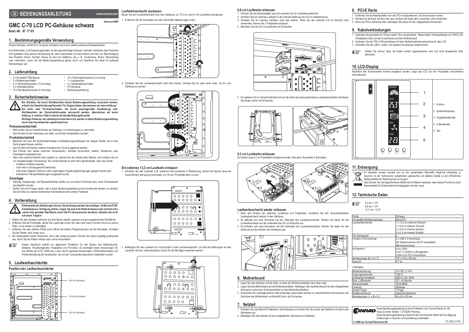 GMC C-70 User guide