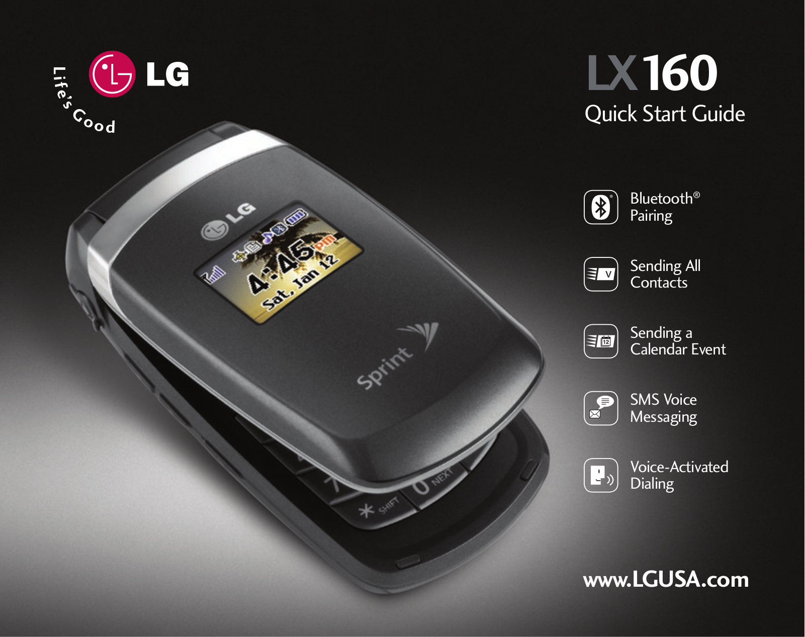 LG Electronics LX160 User Manual