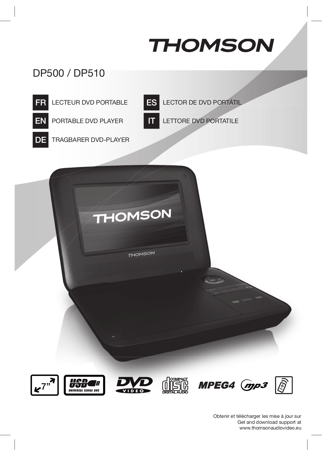 THOMSON DP 500 User Manual