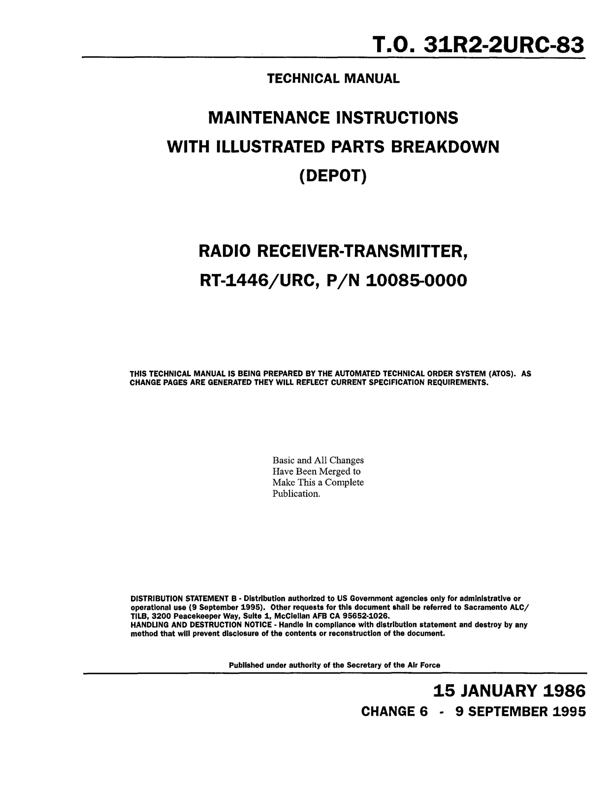 Harris 31r2 2urc 83 schematic