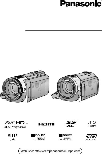 Panasonic HC-X900, HC-X909, HC-X900M, HC-X800 User Manual