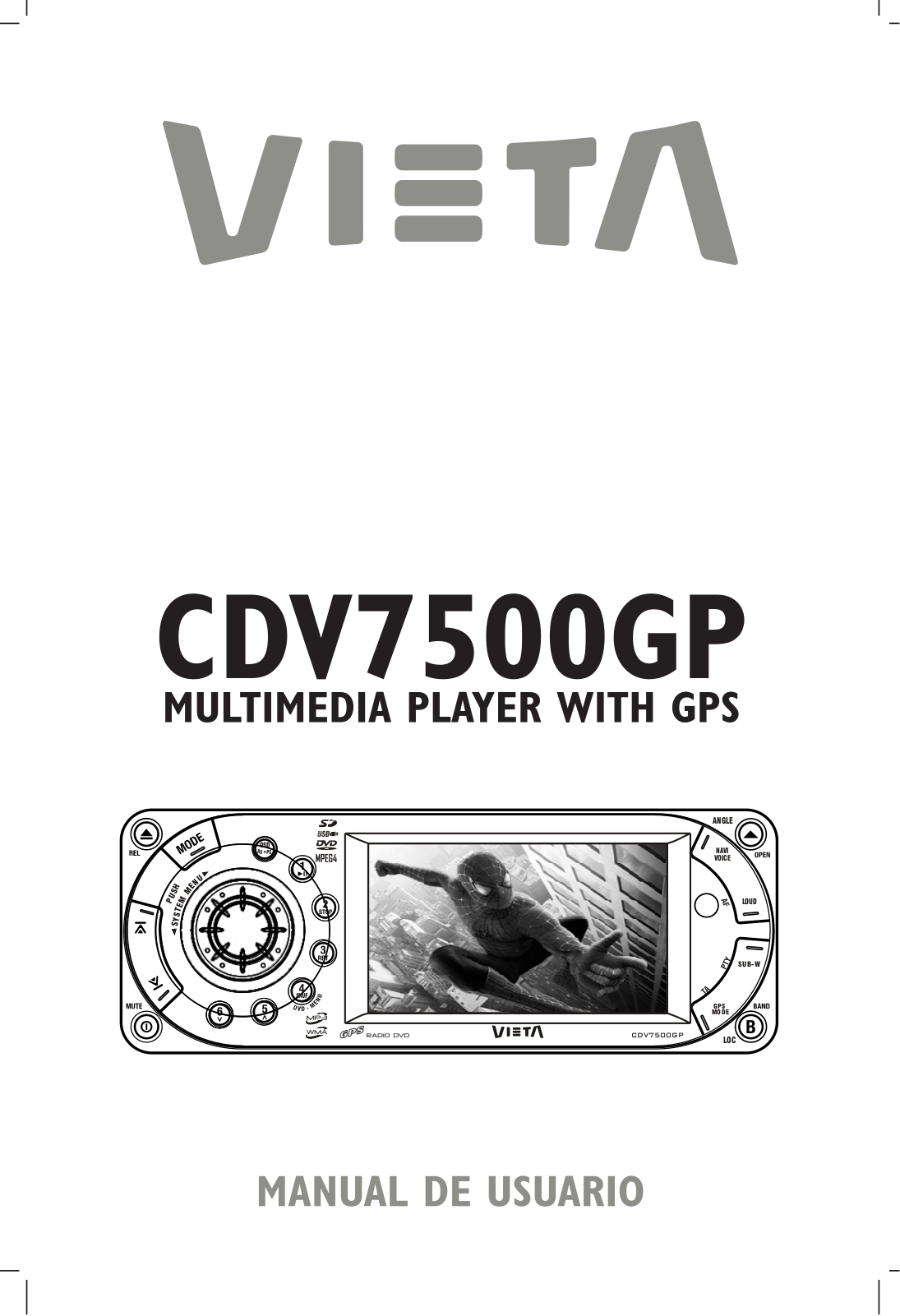 Vieta CDV7500GP User Manual