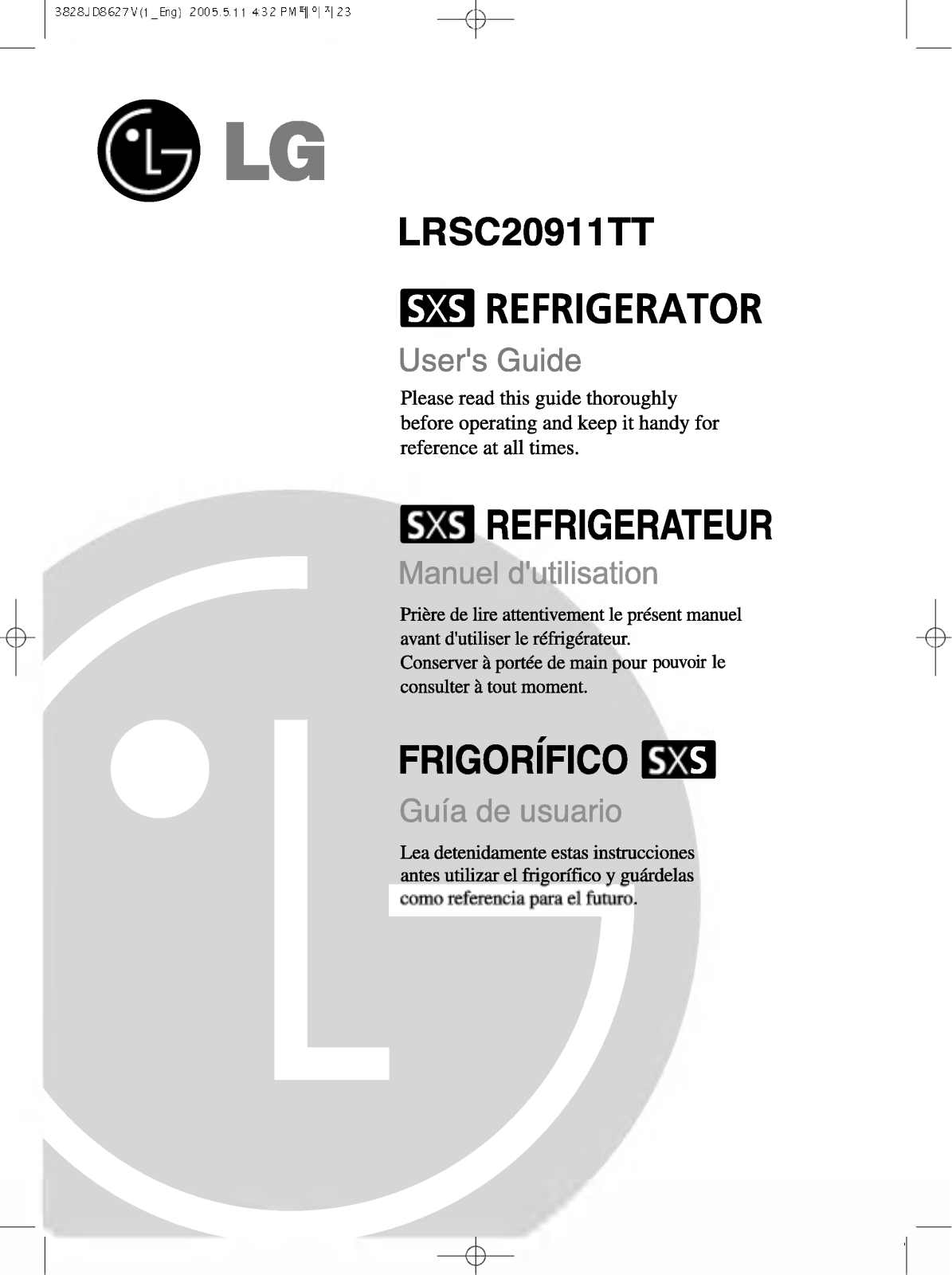 LG GC-A207CTBA Owner’s Manual