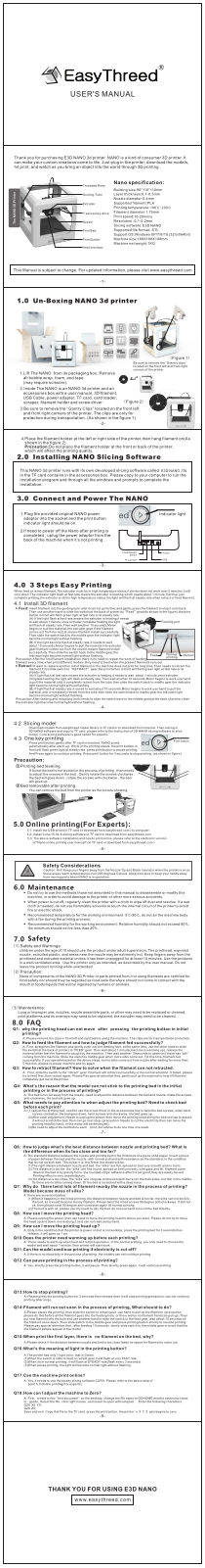 EasyThreed E3D User Manual