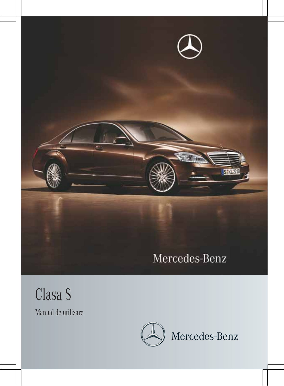 Mercedes S 300 2010 User Manual