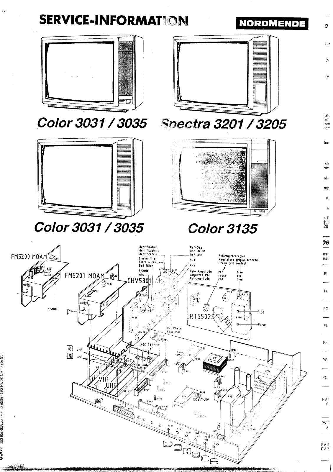 Nordmende 3031 Schematic