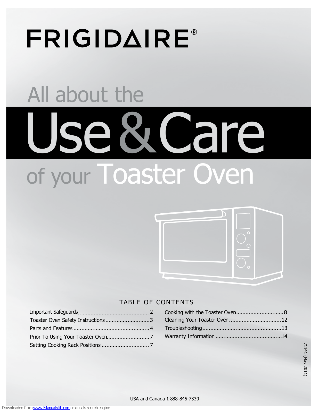 Frigidaire FPTO06D7MS Use & Care Manual