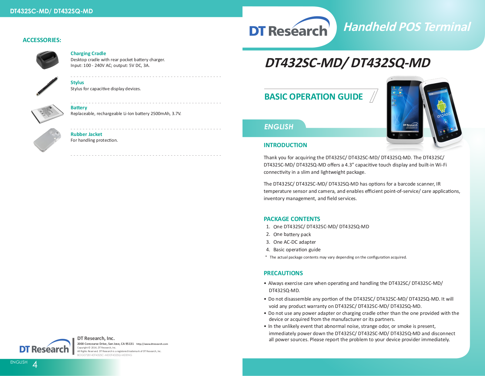 WebDT DT432SC-MD User Manual