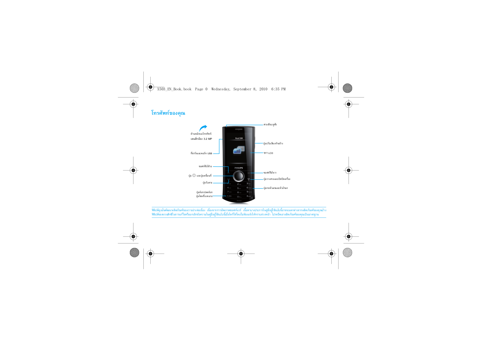 Philips X503 User Manual