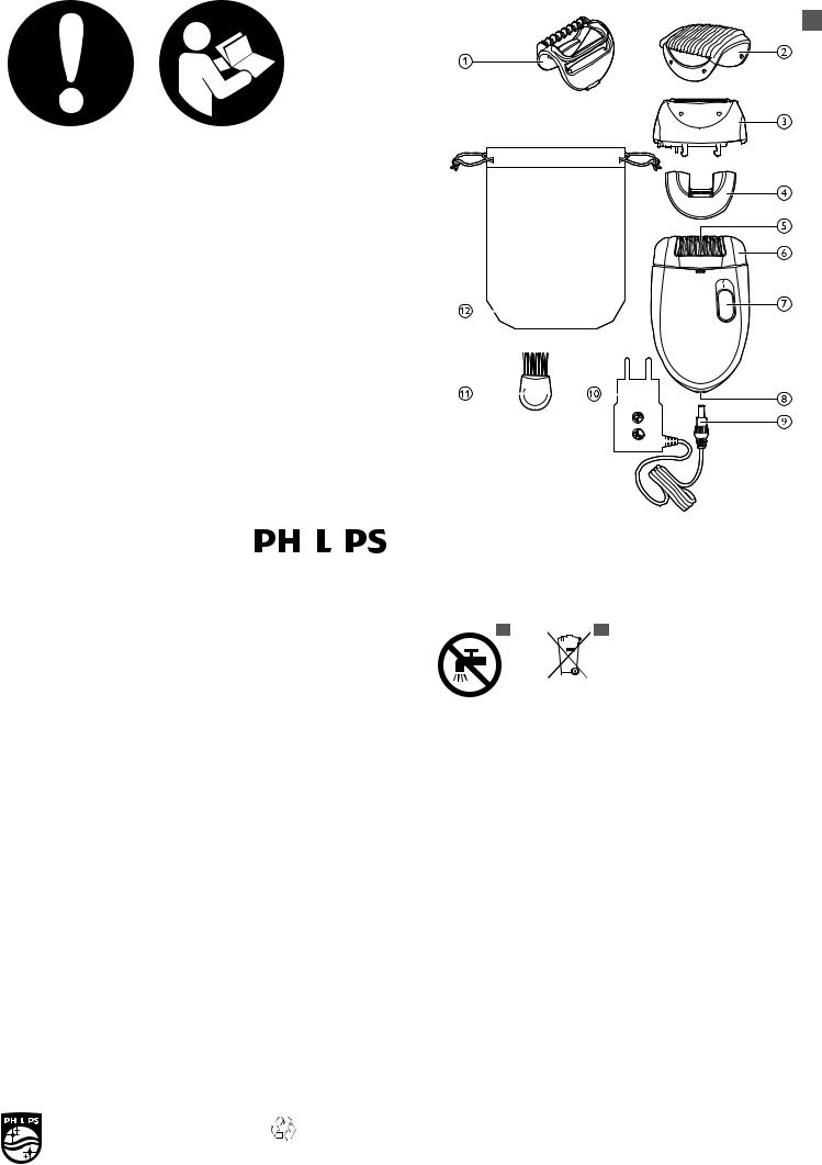 Philips HP6423-00 operation manual