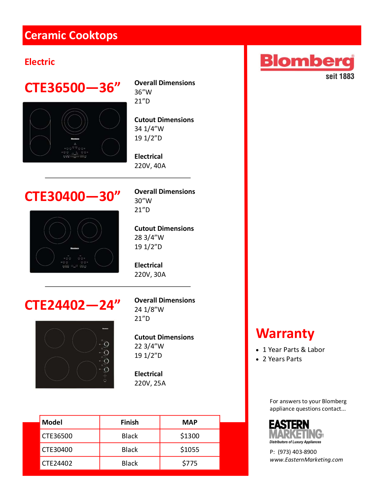 Blomberg BLMB1026 Specifications - ManualMachine.com