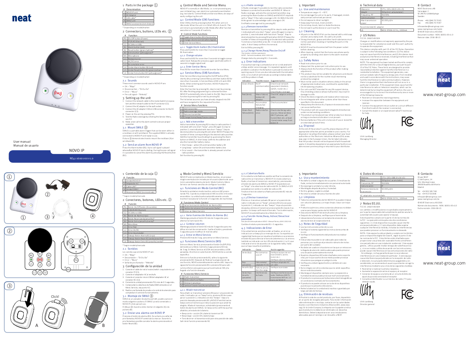 NEAT Electronics 1410104 User Manual