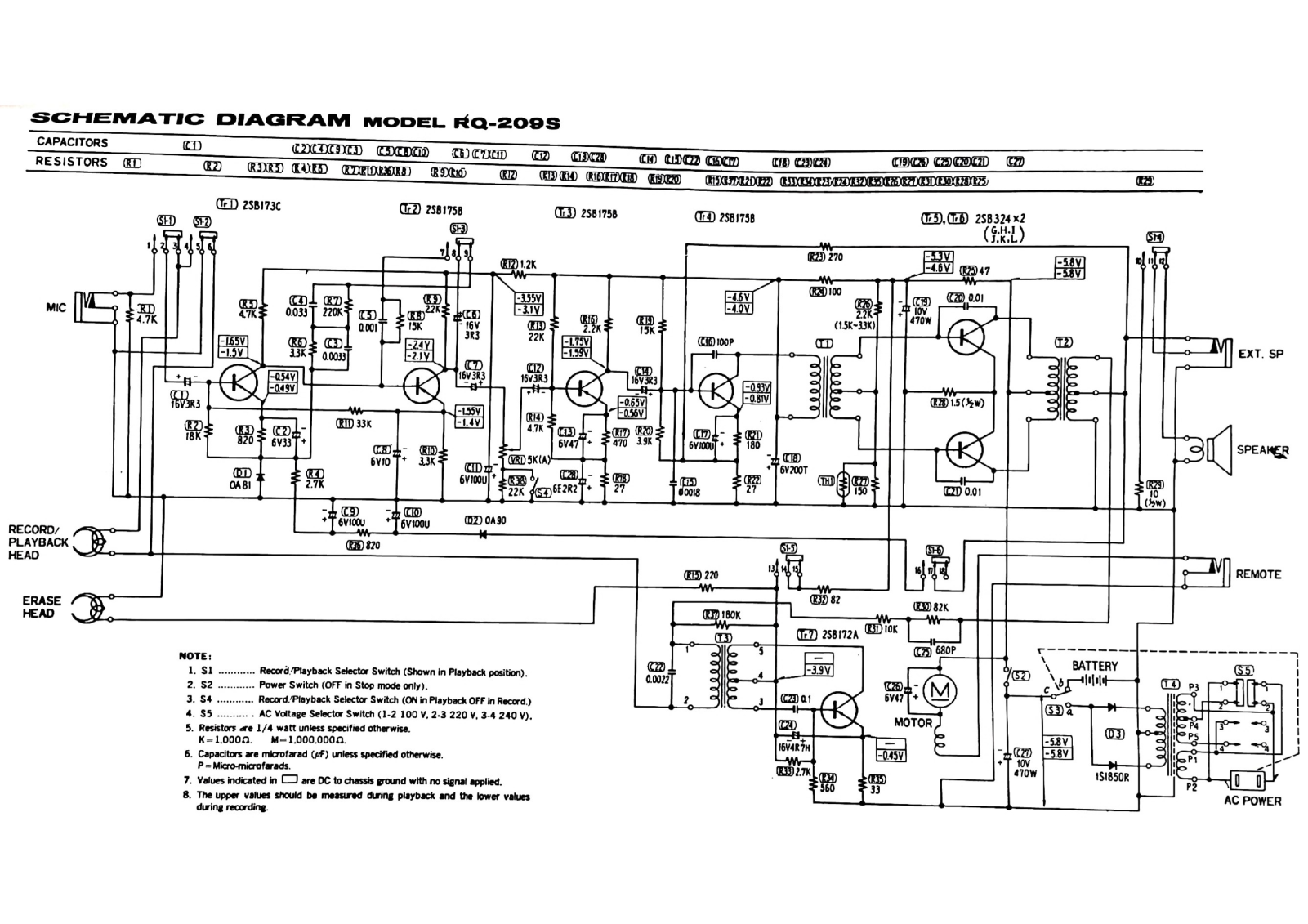 National Gravadores Mono Schematic