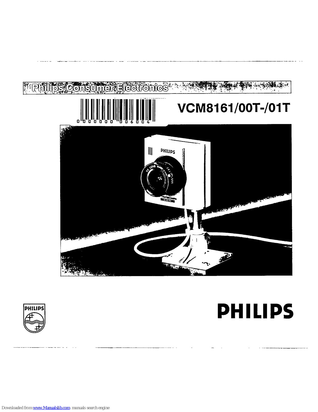 Philips VCM8161/00T-/01T, VCM8161/00T, VCM8161/01T Operating Manual