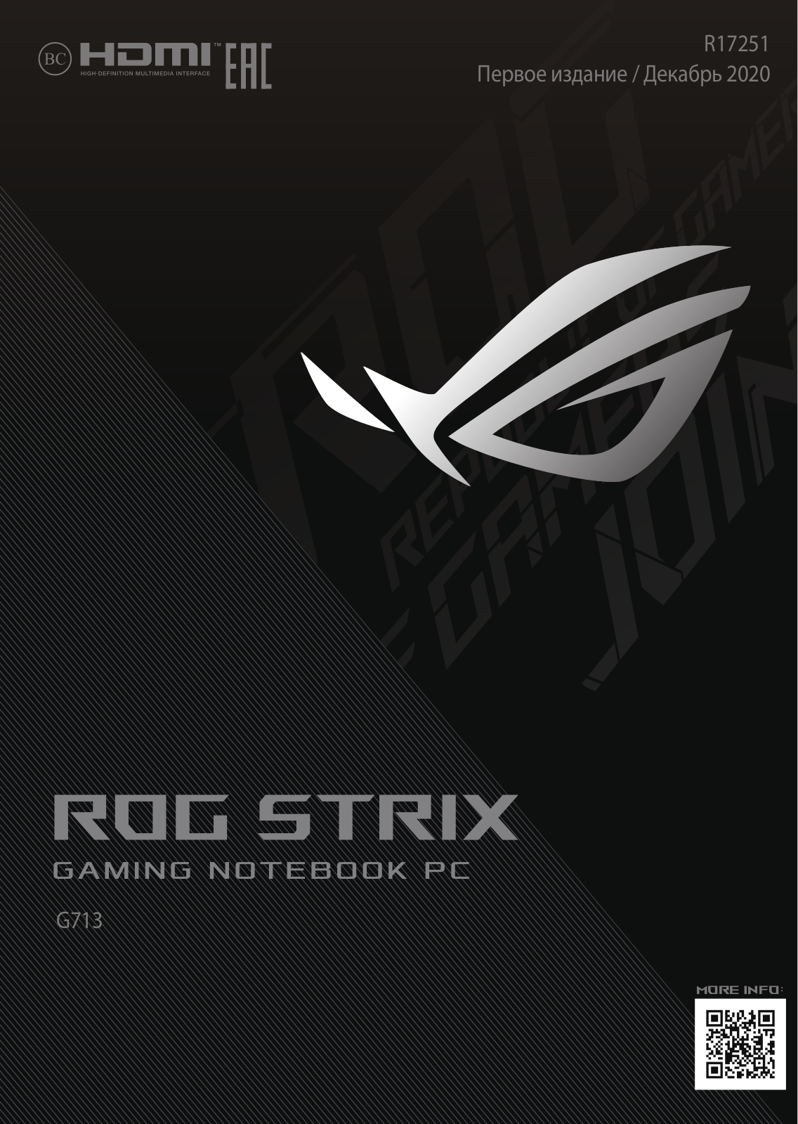 ASUS ROG Strix G17 User Manual