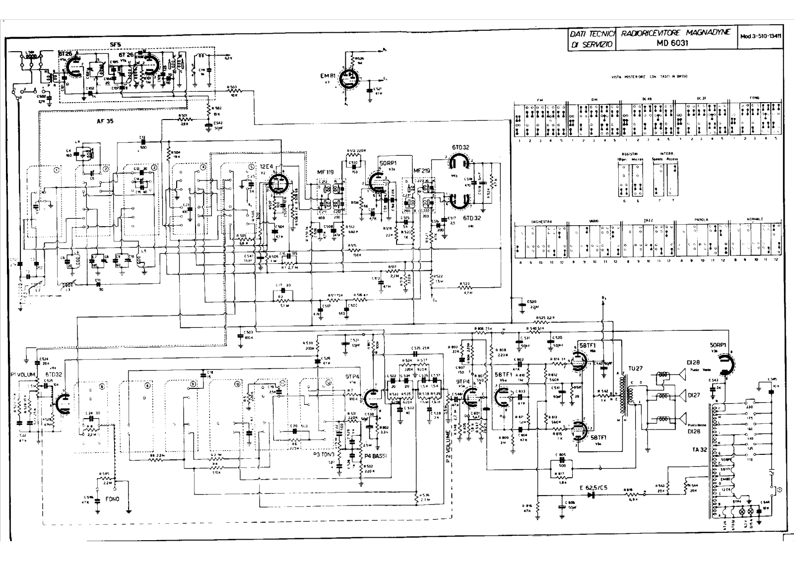 Magnadyne md6031 schematic