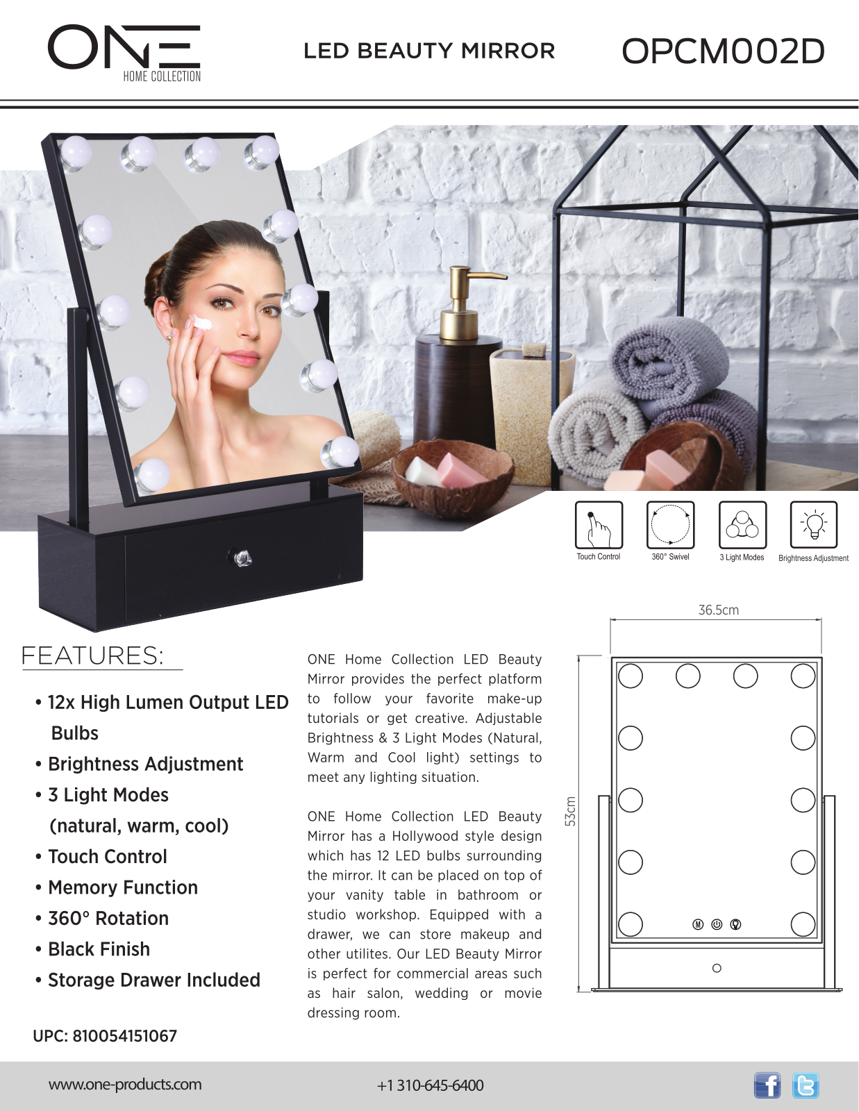 One Products ONPT1028 Specifications - ManualMachine.com