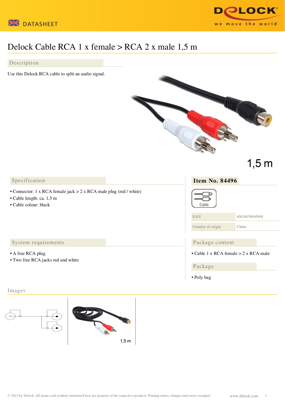 DeLOCK 84496 User Manual