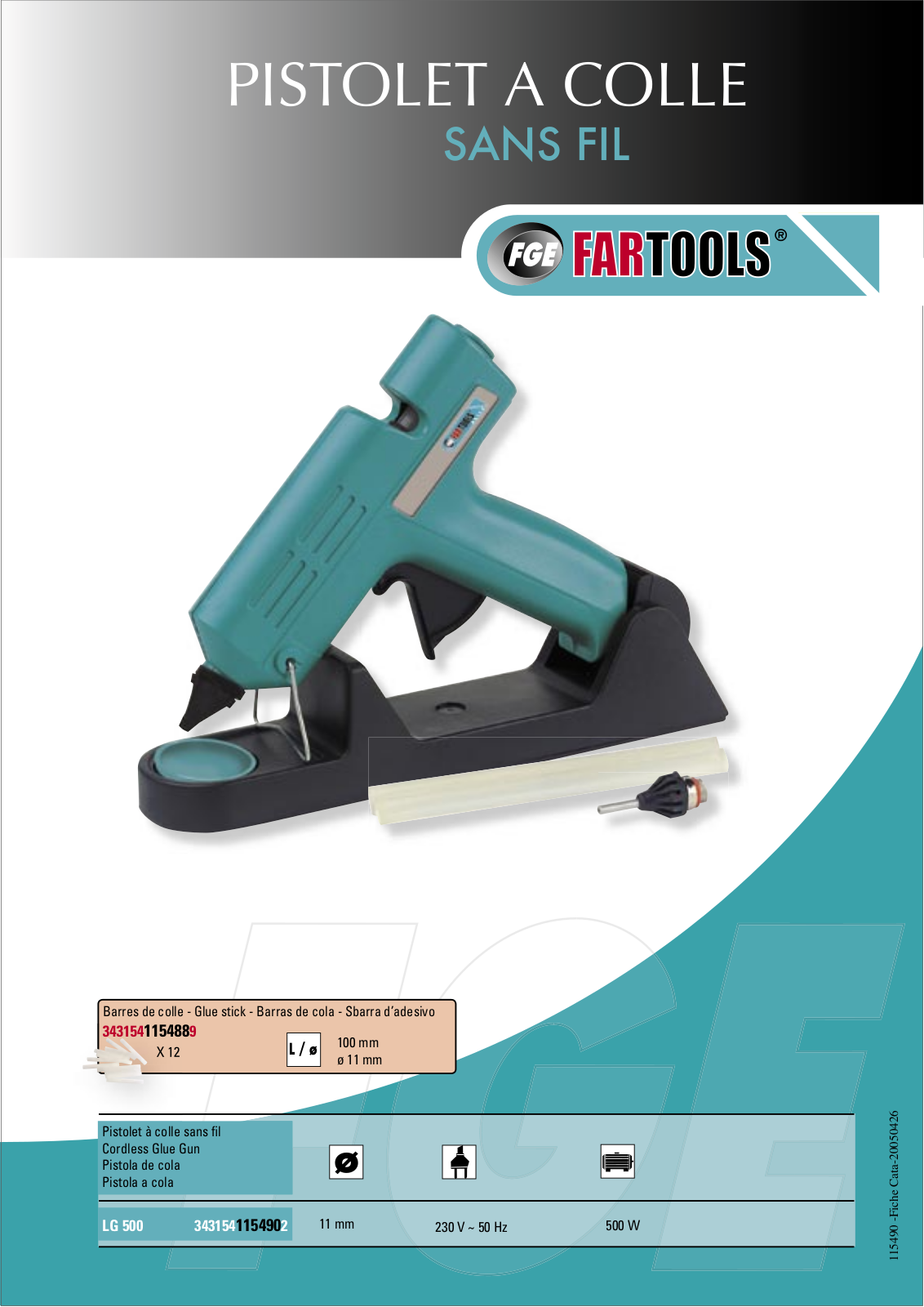 FARTOOLS LG 500 User Manual