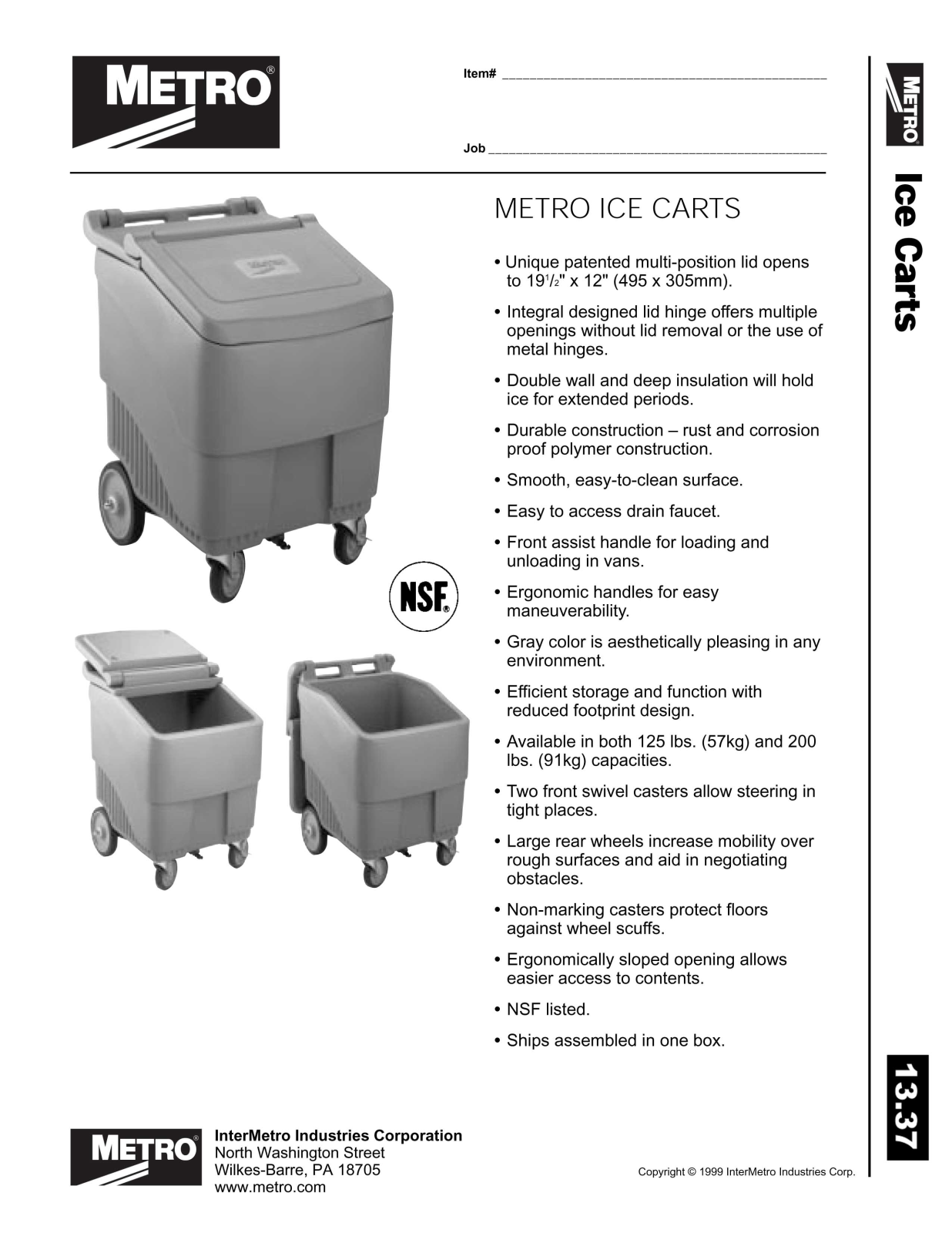 Intermetro IC125 General Manual - ManualMachine.com
