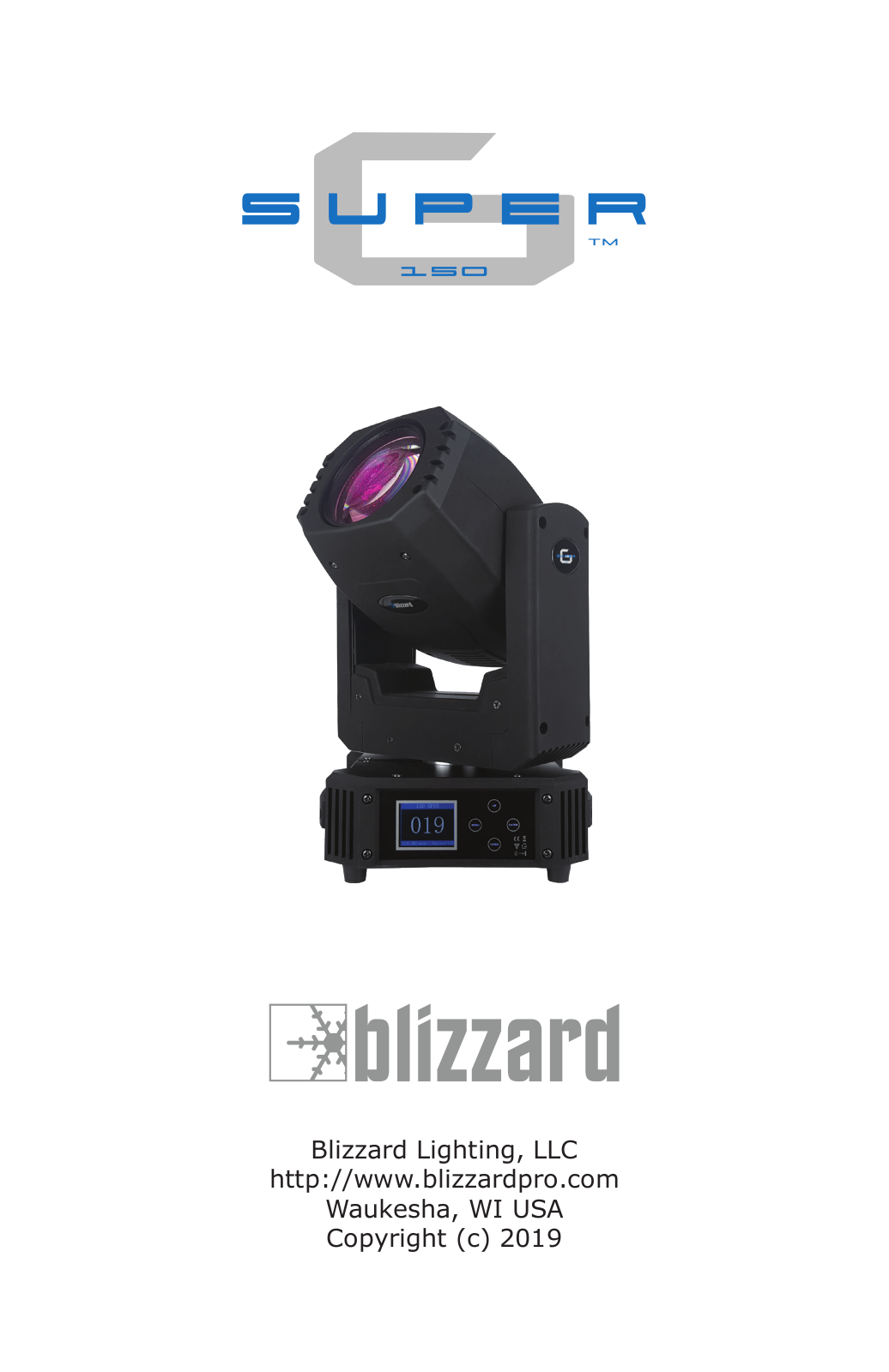 Blizzard Super G 150 Users Manual