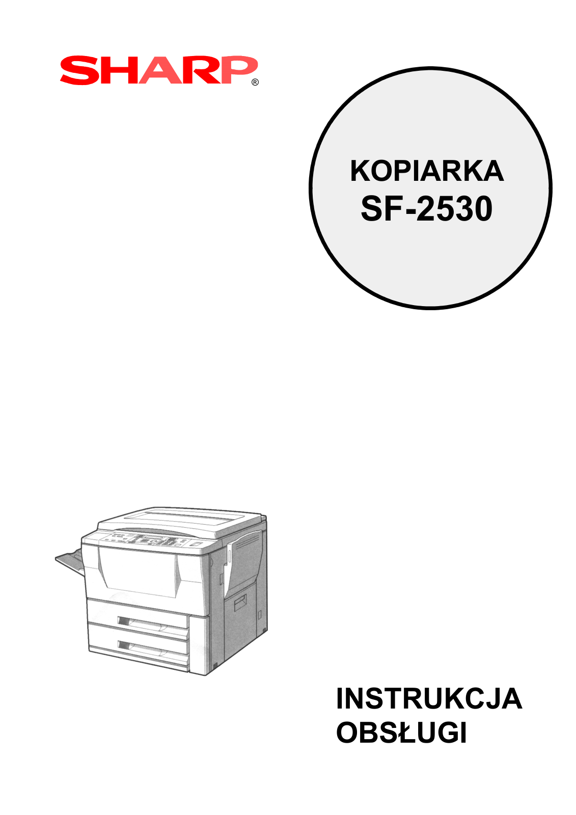 Sharp SF-2530 User Manual