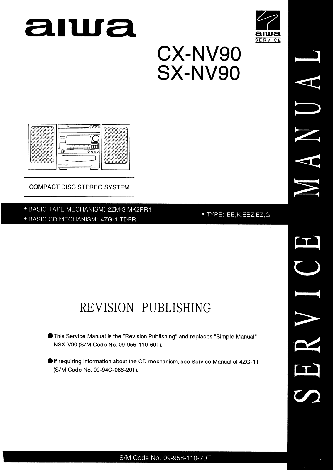 Aiwa SXNV-90, CXNV-90 Service manual