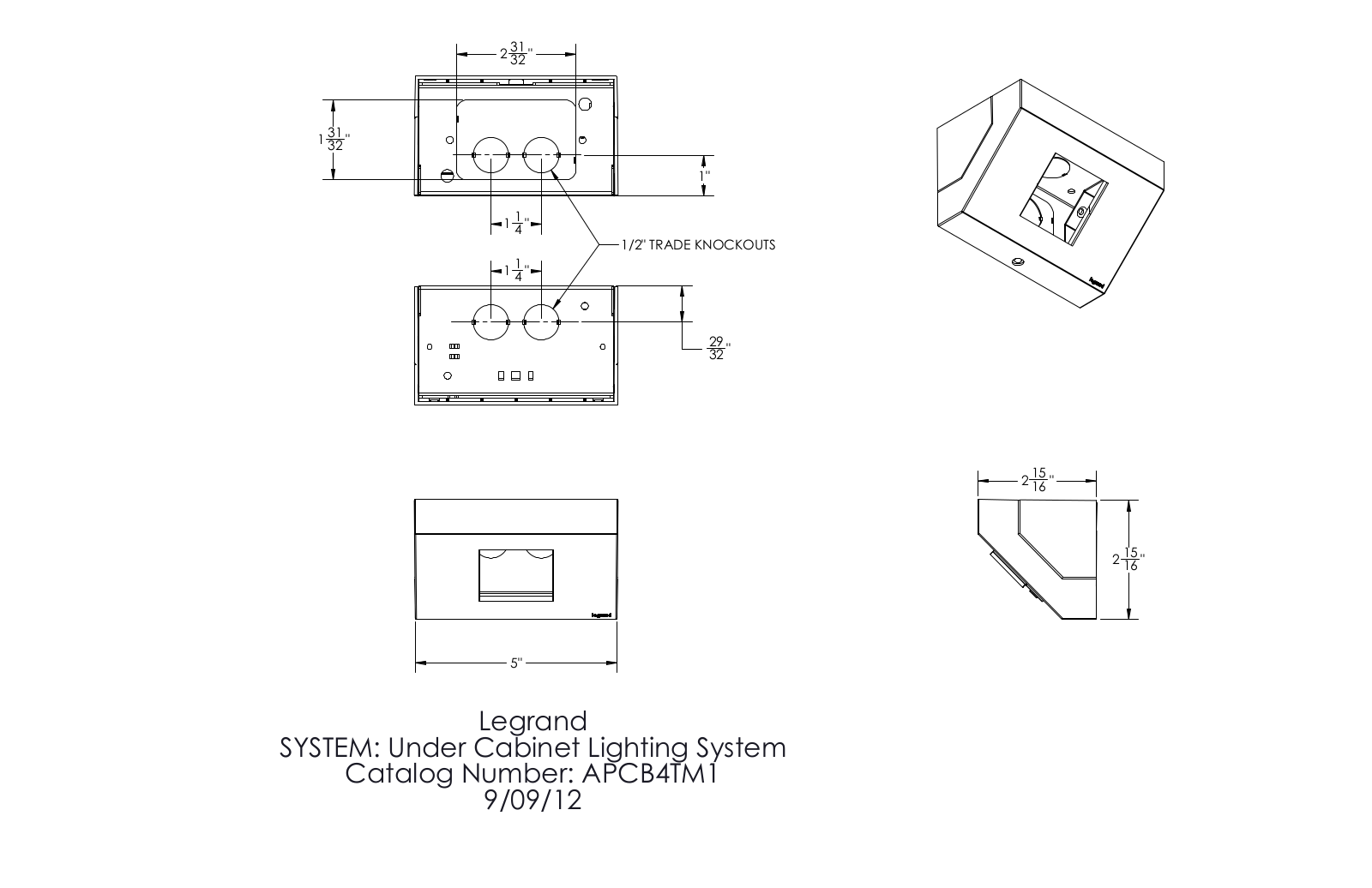 Legrand LEE1990 Dimensions - ManualMachine.com