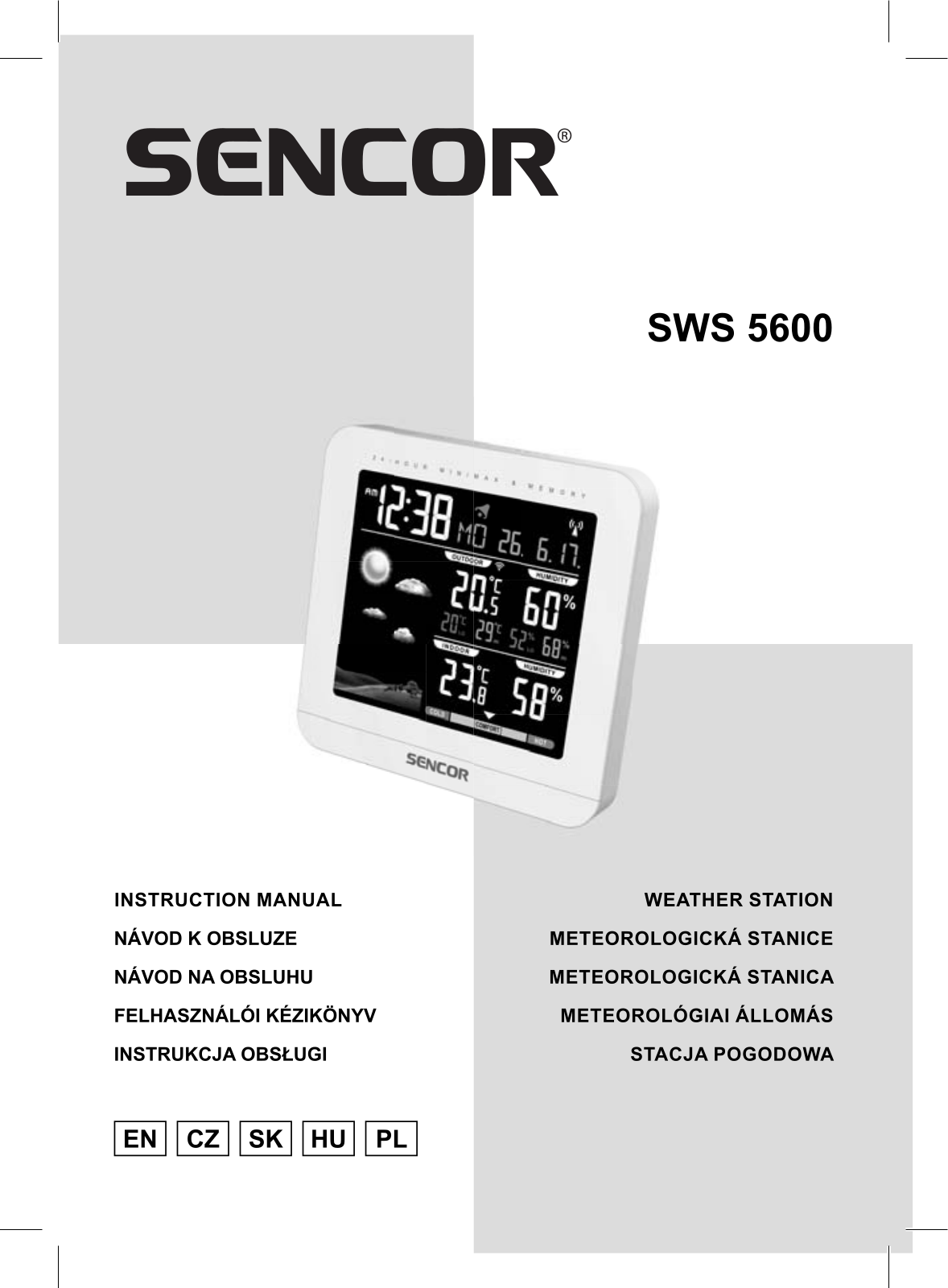 Sencor SWS 5600 User Manual