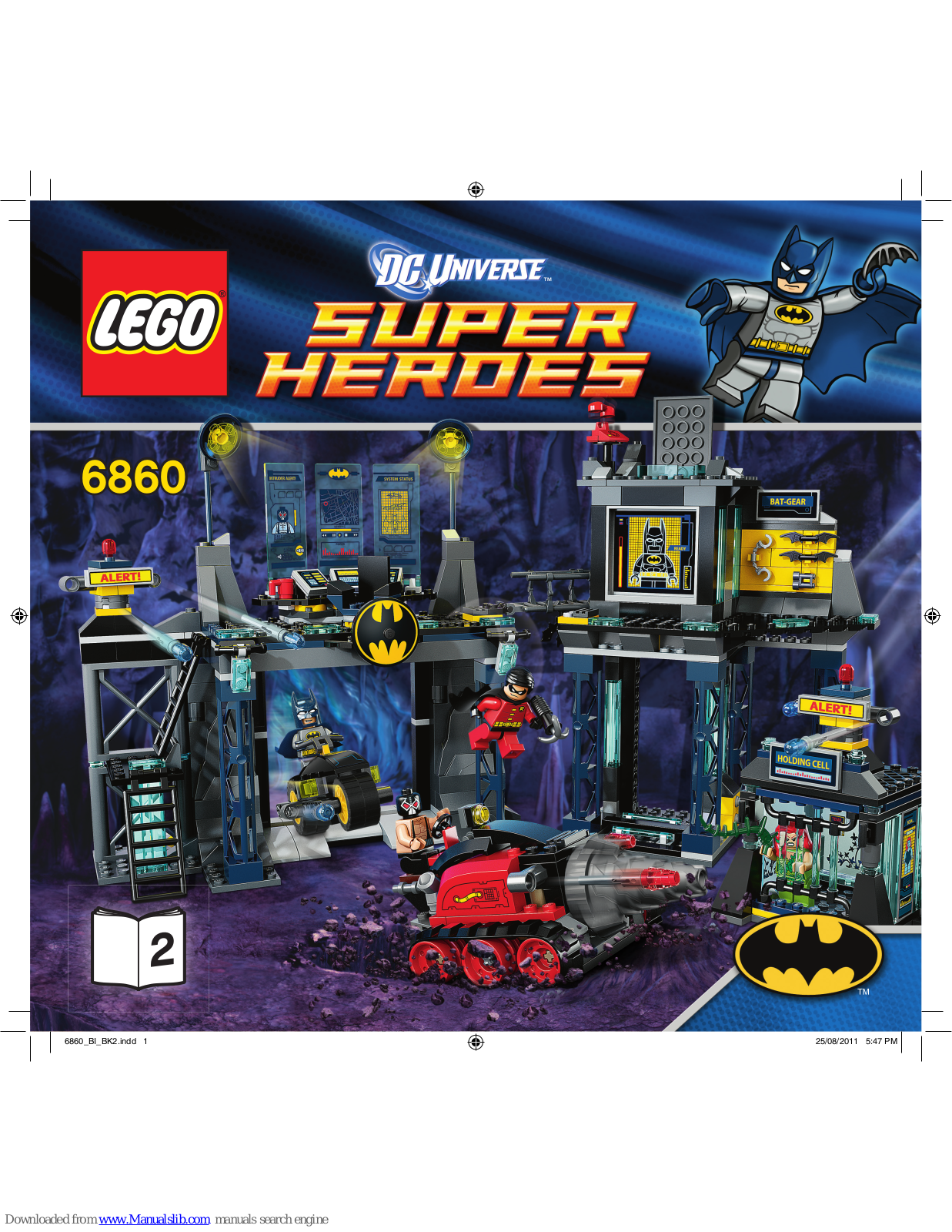 LEGO dc universe super heroes 6860 Assembly Manual