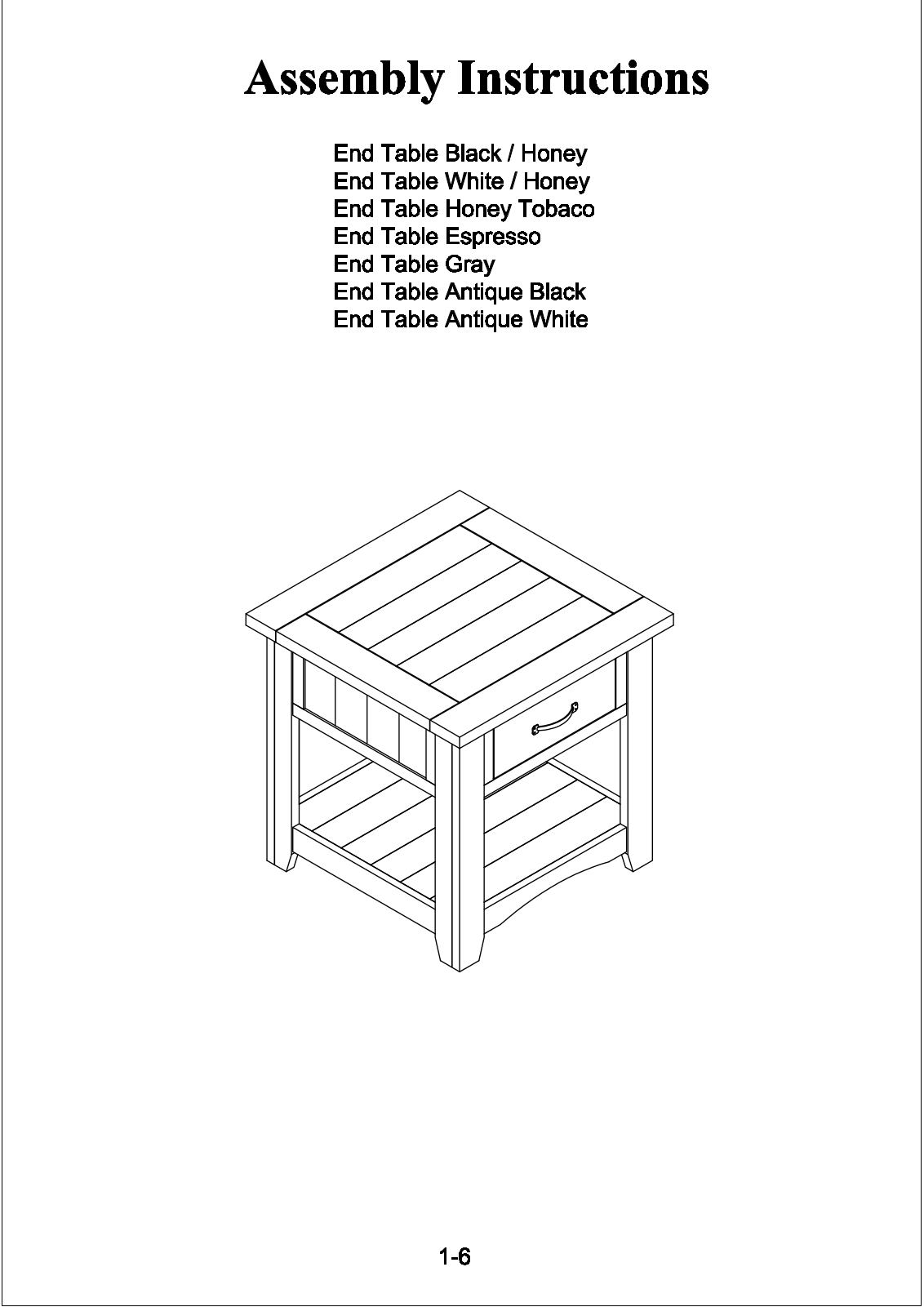 Red Barrel Studio W007803030 Assembly Instructions - ManualMachine.com