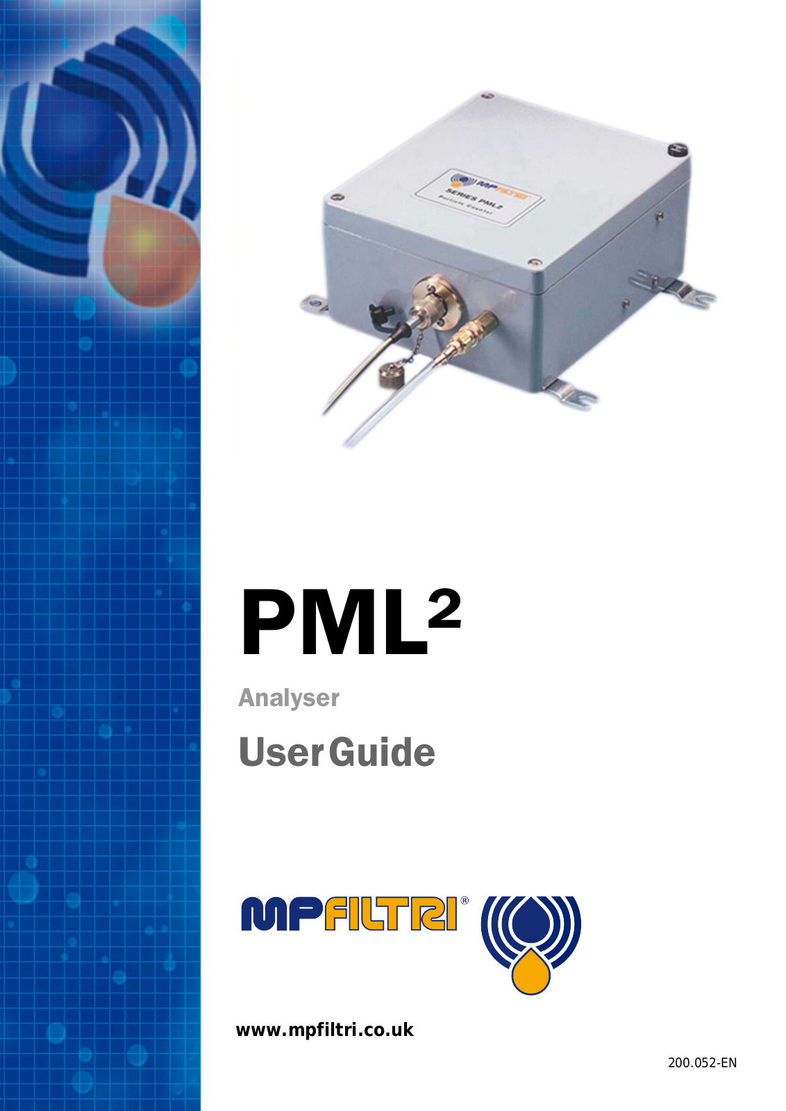 MP Filtri PML2, PML2-W User Manual