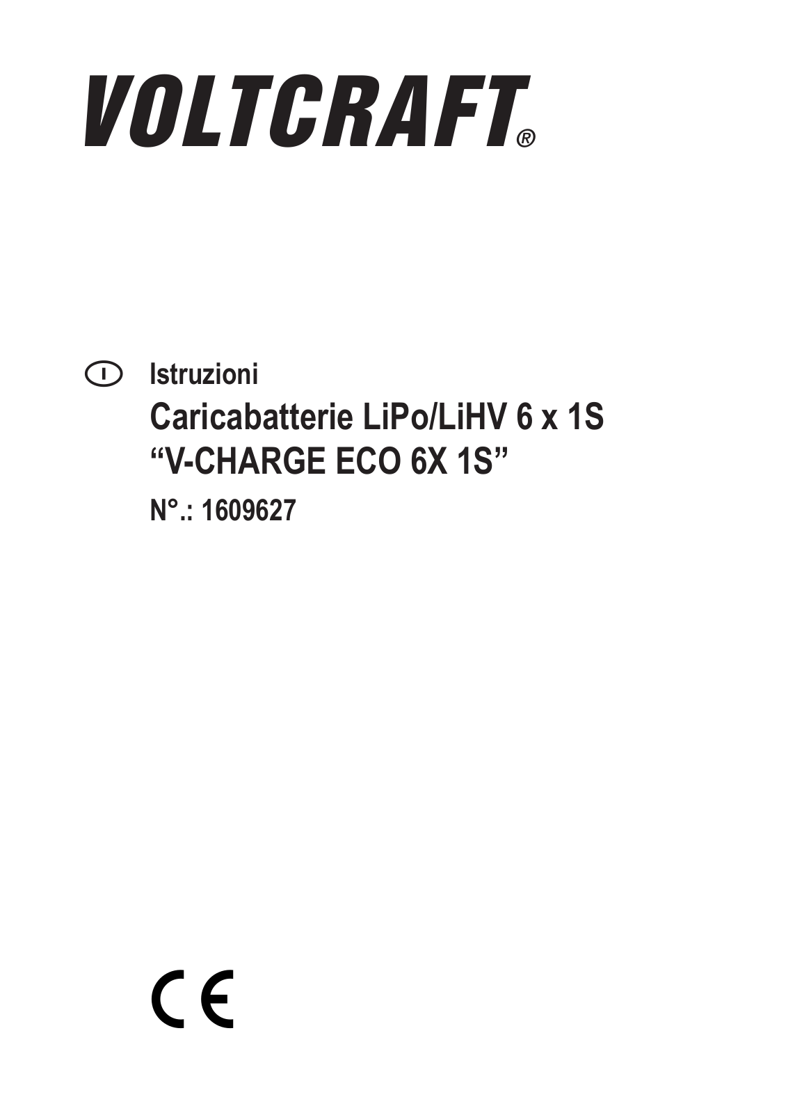 VOLTCRAFT V-CHARGE ECO 6X 1S User guide