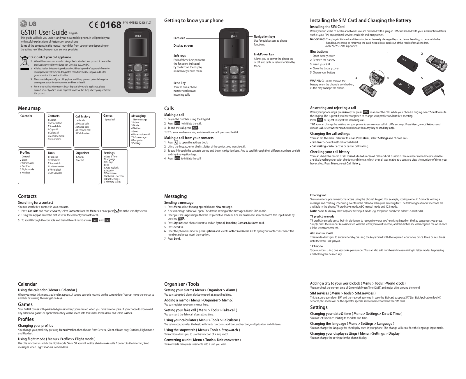 LG GS101 Owner's Manual