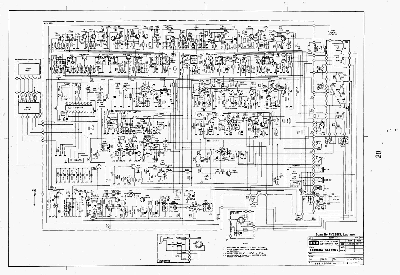 CCE SSB5000-60 Schematic