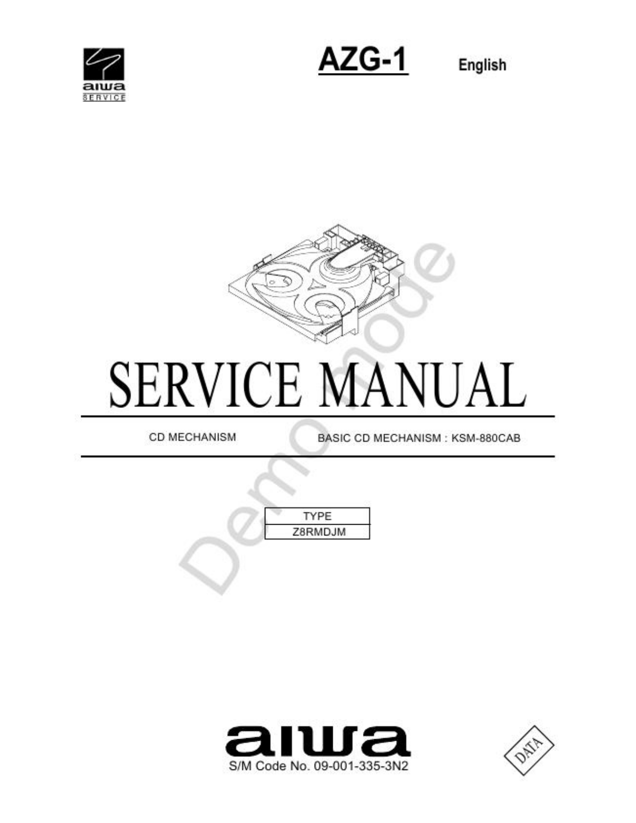 Aiwa AZG-1 Schematic