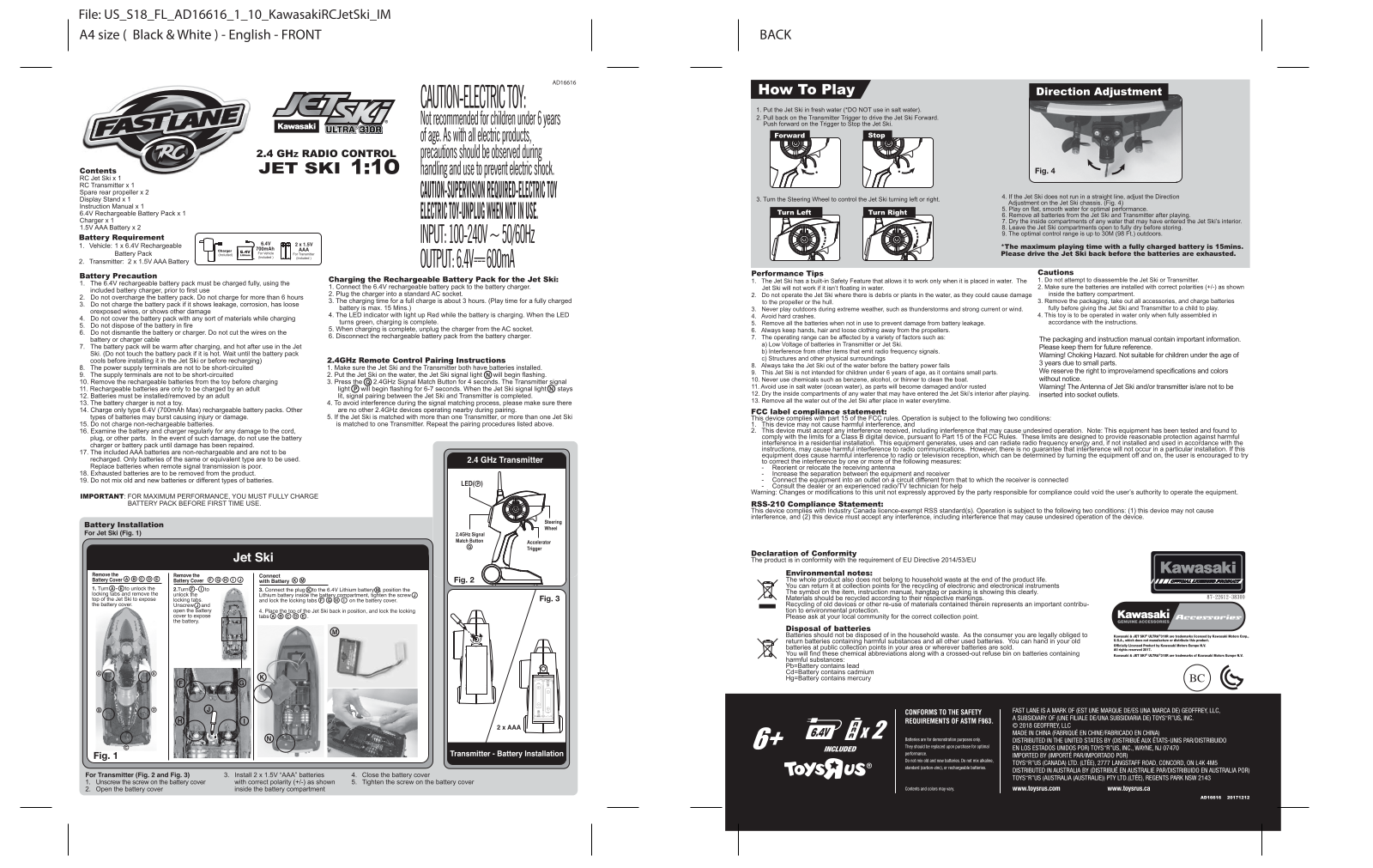 KIDZTECH TOYS AD16616 24GTX User Manual