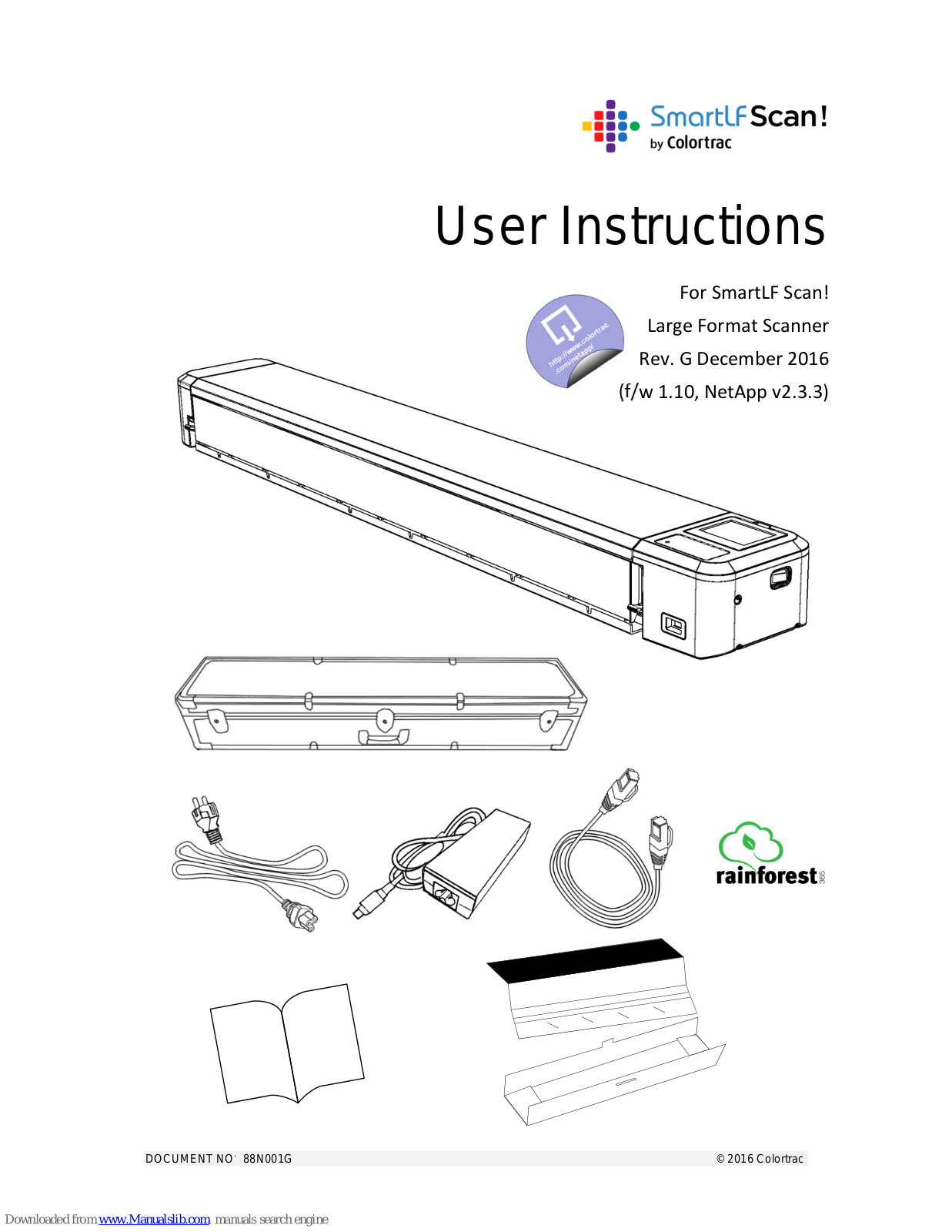 Colortrac SmartLF Scan! User Instructions - ManualMachine.com