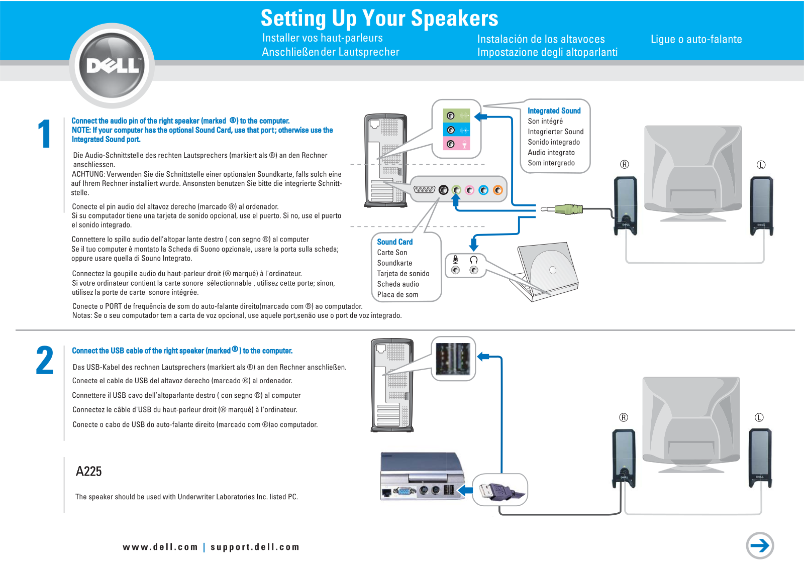 Dell A225 User Manual