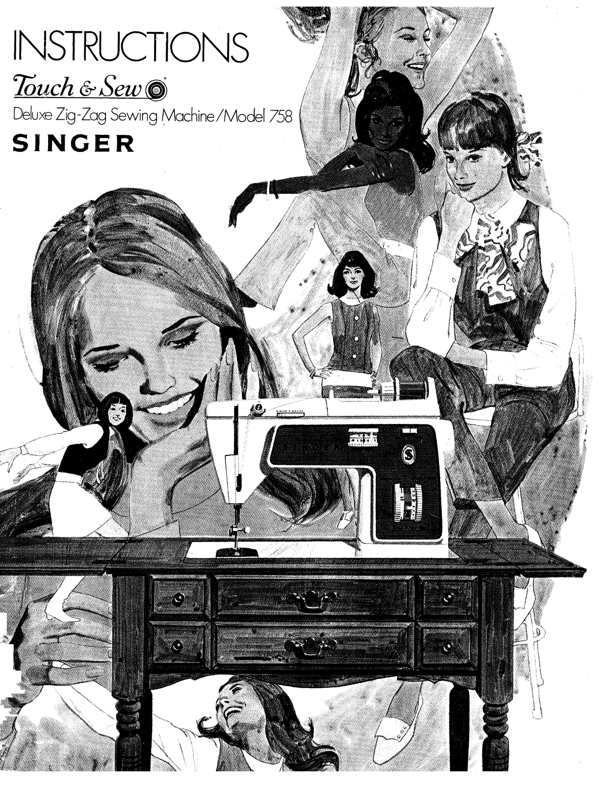 Singer Touch, Sew 758 Instruction Manual