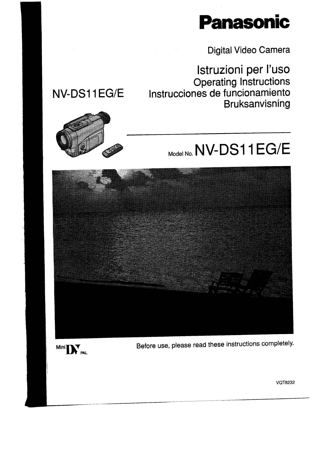 PANASONIC NV-DS11EG User Manual