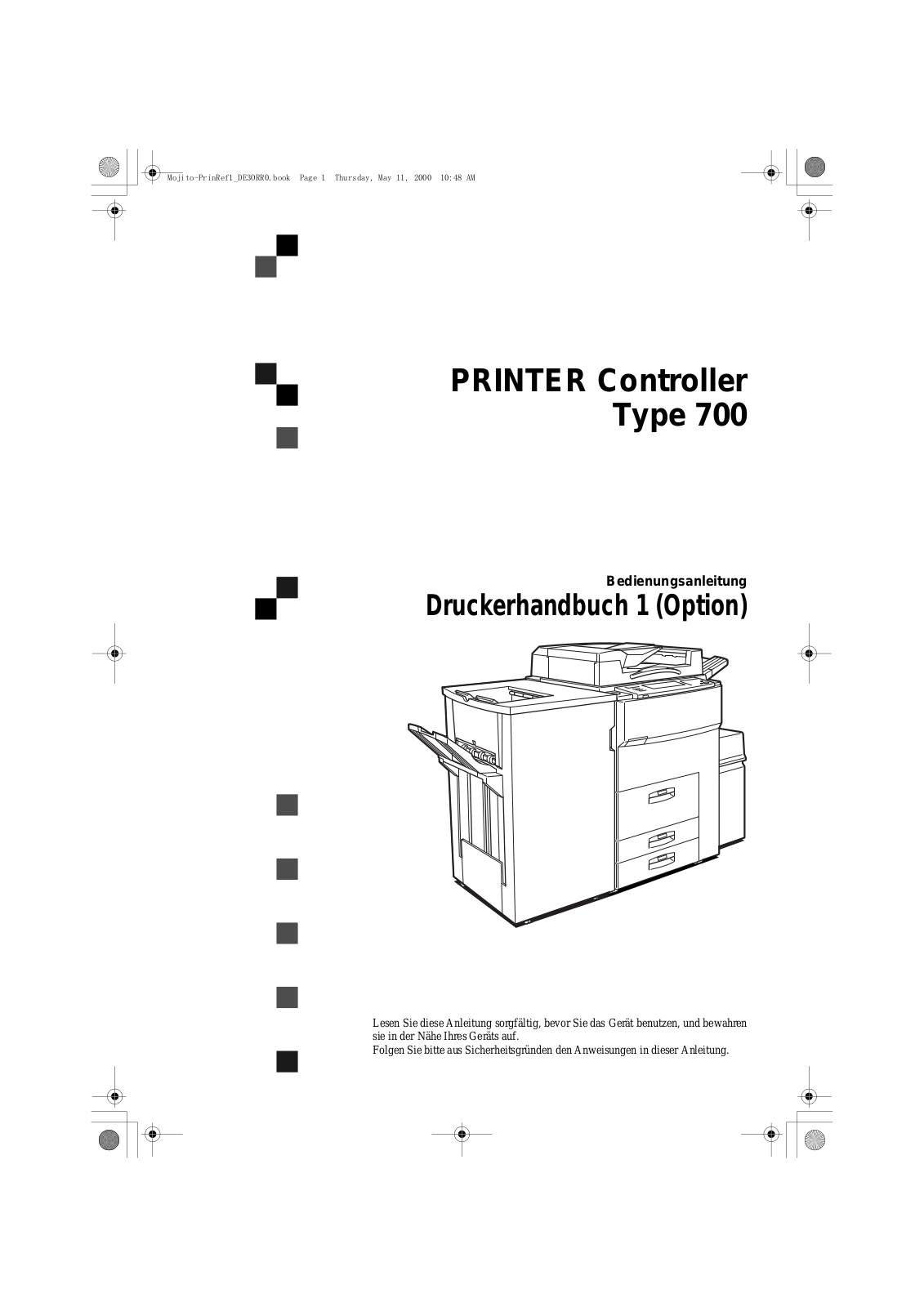 Ricoh AFICIO 551, AFICIO 700 User Manual