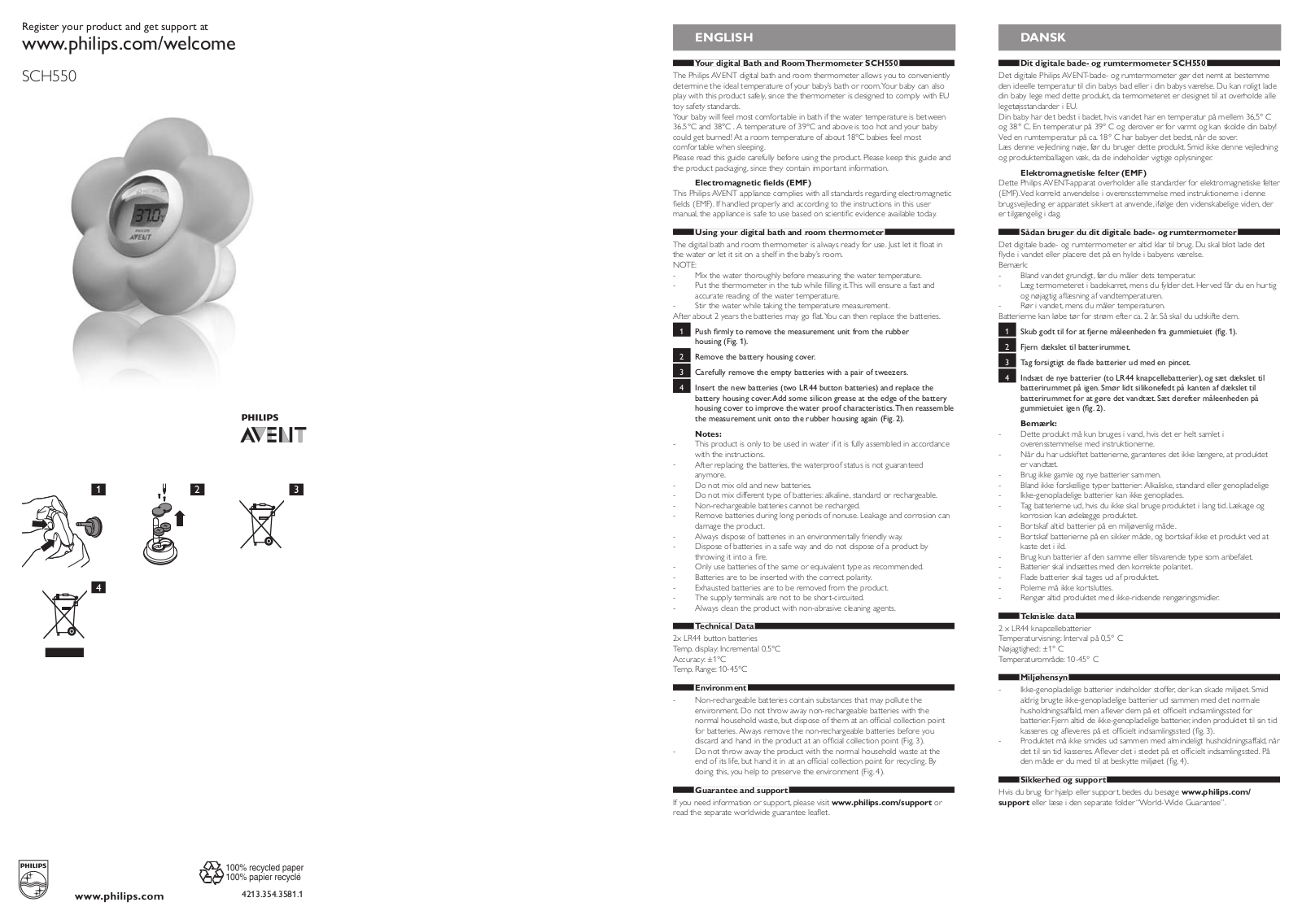 Philips SCH550 User Manual