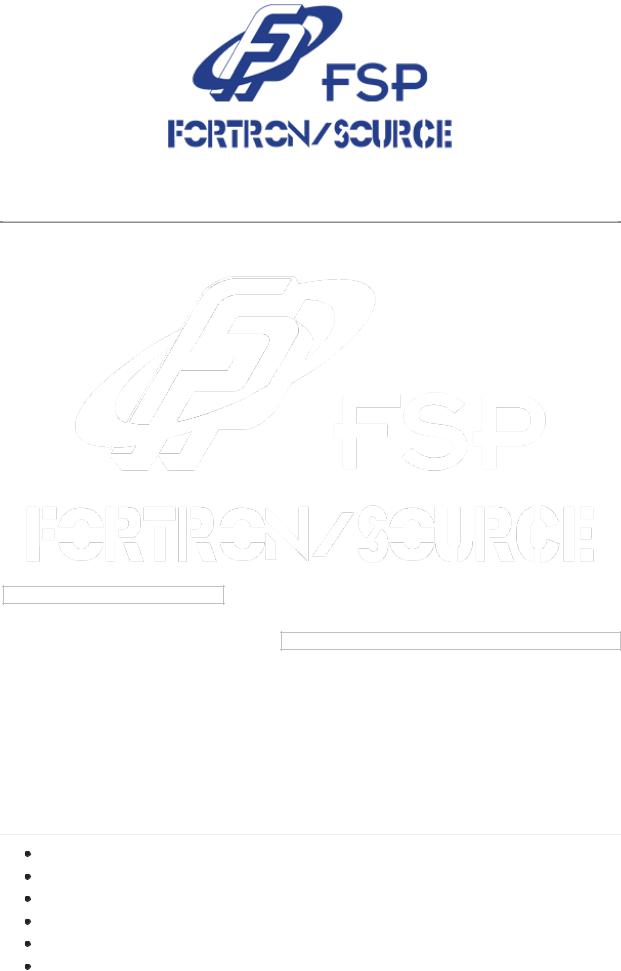 FSP FSP200-50GSV-5K 85+ Service Manual