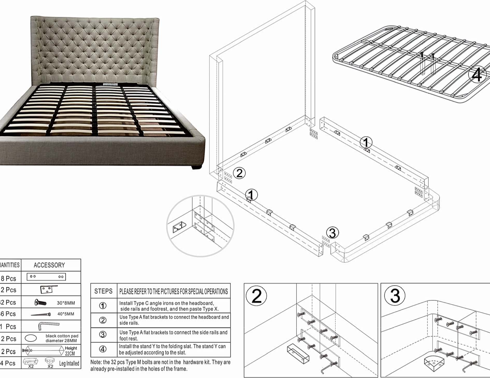 Essentials for Living 71253BIS, 71252BIS, 71251BIS Assembly Guide