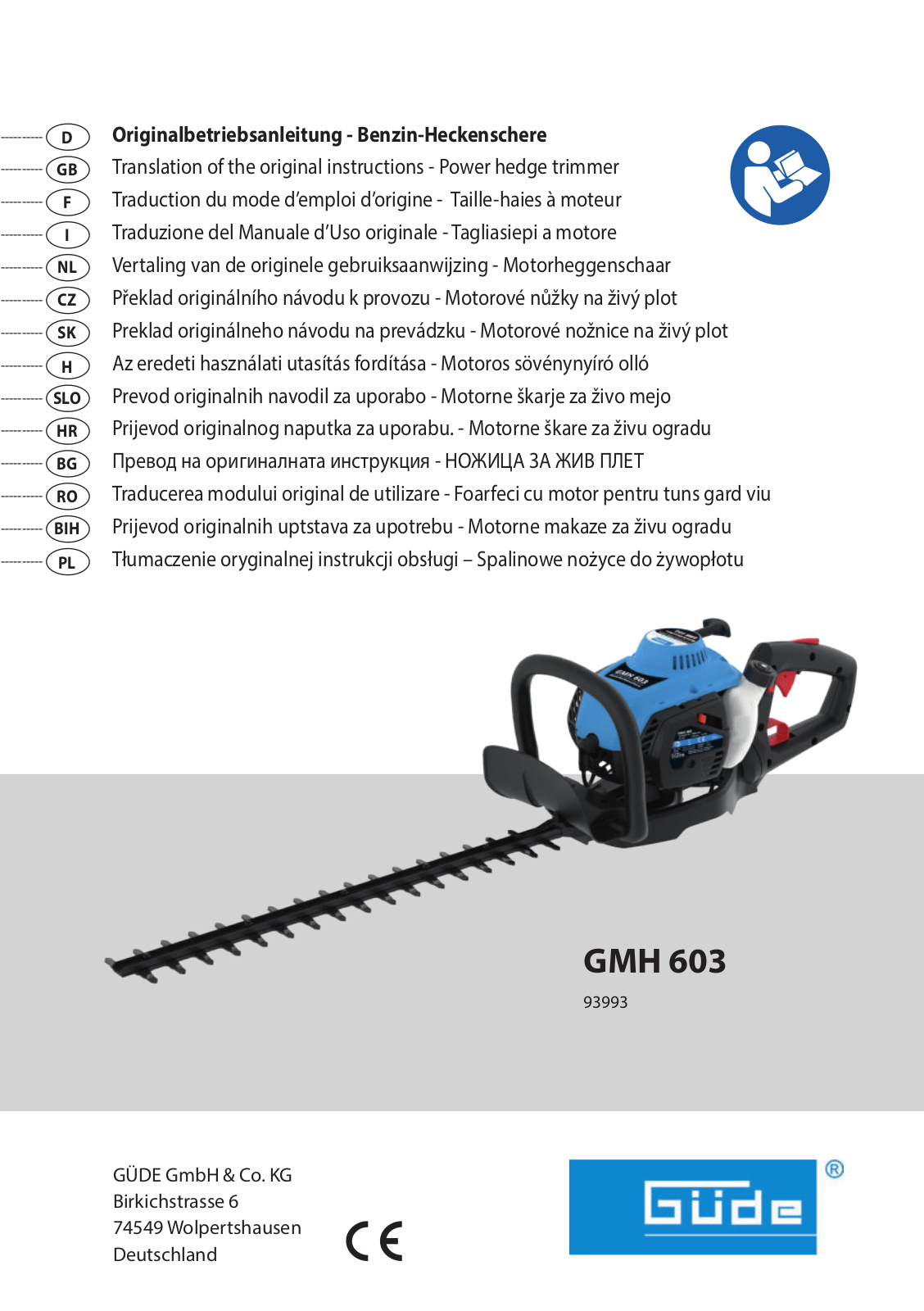 Gude GMH 603 User guide - ManualMachine.com