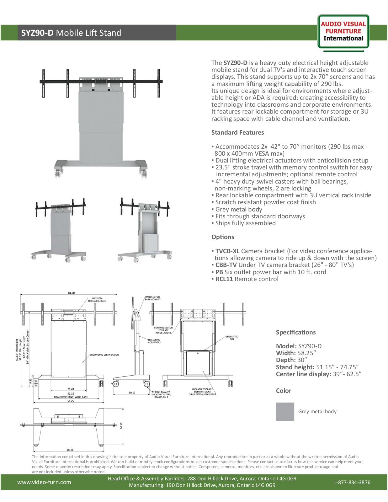 AVFI AVFY1015 Specifications - ManualMachine.com