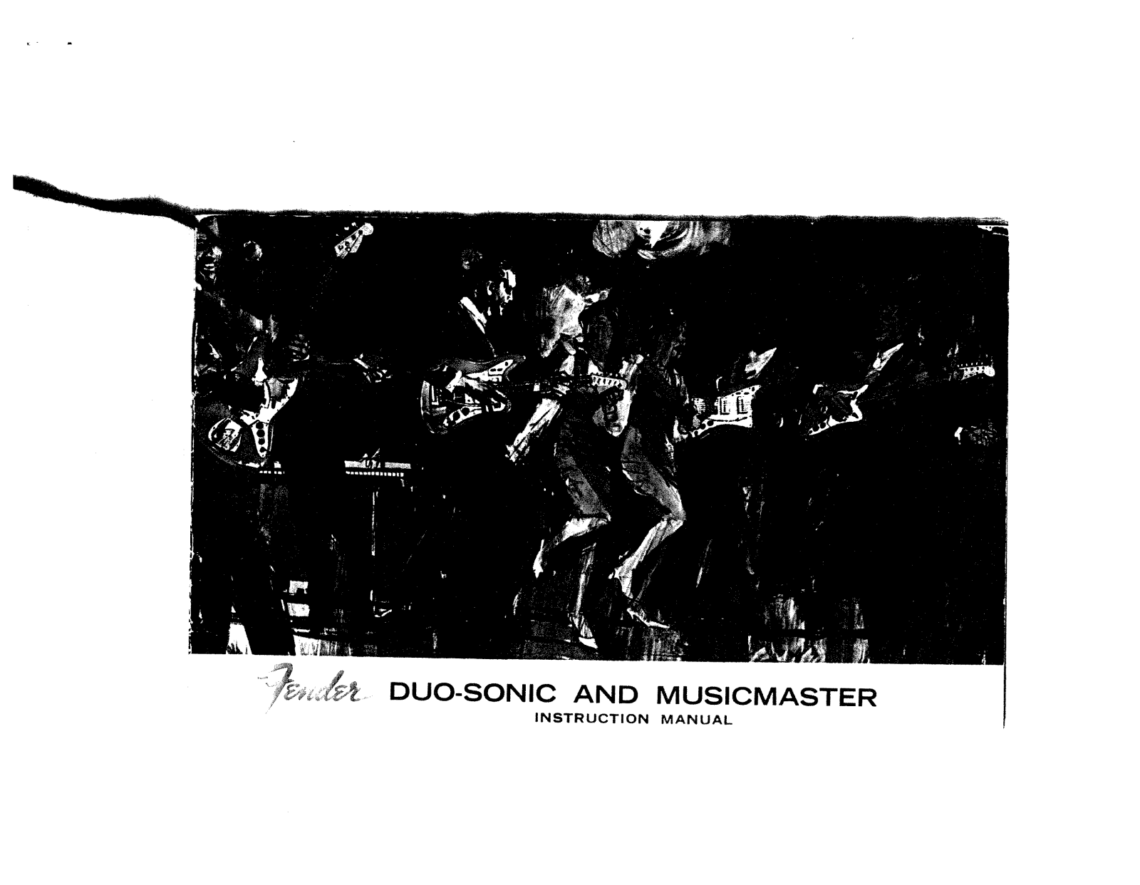 Fender Duo-Sonic-Musicmaster Operation Manual